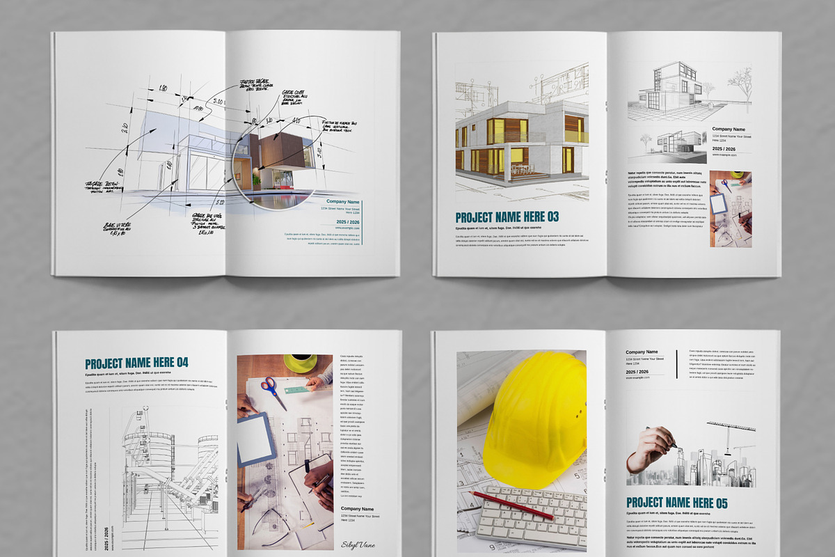 Architecture Portfolio Brochure, a Brochure Template by ContestDesign (Photo 3 of 4)