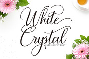 White Crystal, a Script Font by Mytha Studio (Thumbnail 1 of 8)
