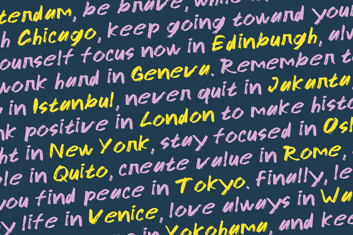 Ink Yugo - Brush Ink Raw Display, a Handwritten Font by ArtiXLabs (Photo 3 of 9)