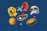 USA Stickers PNG SVG 51 Pcs, a Decorative Illustration by Anada Arty (Thumbnail 3 of 13)