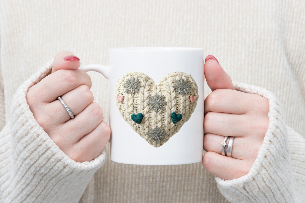 Faux Yarn Valentine Coquette Heart P, an Illustration by designcity5 (Photo 4 of 8)