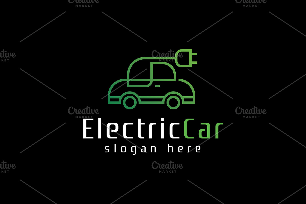 Electric Car Logo, a Branding & Logo Template by Pixes (Photo 1 of 3)