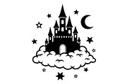 Fantasy Castle Cloud Moon Bundle, an Object Illustration by Gaye Art (Thumbnail 25 of 30)
