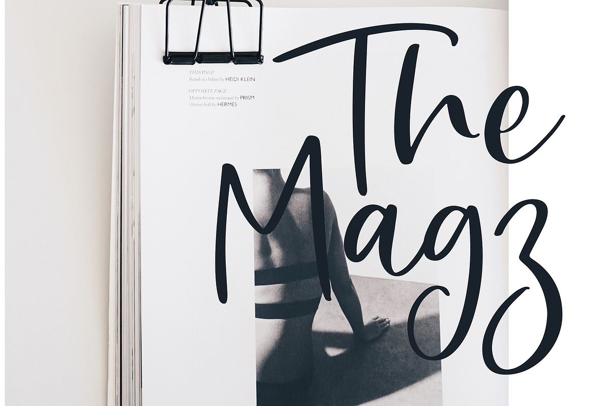 Rossitta Modern Script Font, a Script Font by Giant Design (Photo 8 of 10)