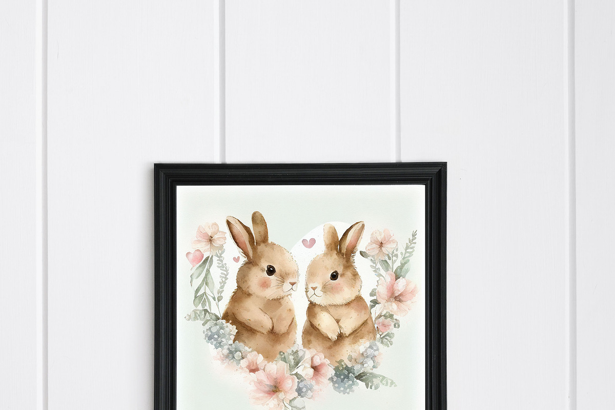 Valentine bunny happy valentines day, an Object Graphic by MyLittleMeow (Photo 7 of 7)