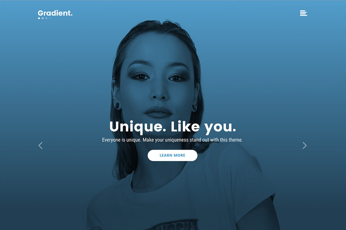 Gradient Tumblr Theme, a Websites & App Template by Themelantic (Photo 3 of 7)