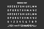 Grackio - Graffiti Font, a Handwritten Font by Iqsiart Studio (Thumbnail 3 of 7)