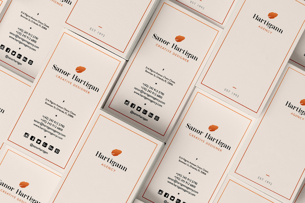 Stylish Minimal Gold Business Card, a Business Card Template by GraphicsEgg (Photo 3 of 3)