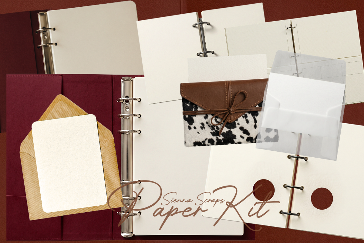 200+ Sienna Scraps Paper Kit, an Object Graphic by Lilithcollageart (Photo 15 of 16)