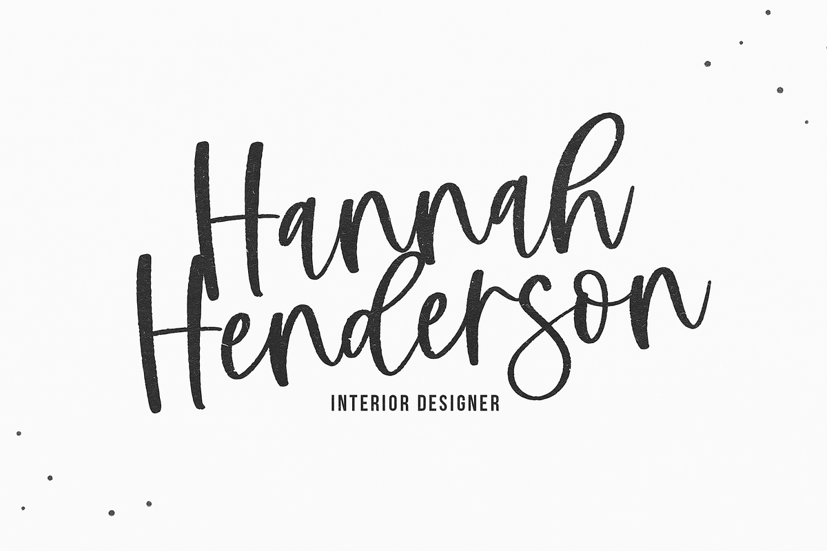Moonline | Handwritten Script Font preview 3