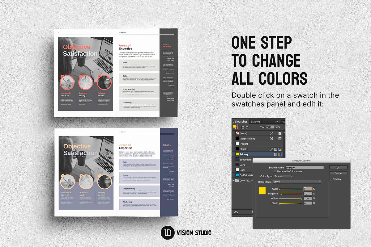 Project Proposal Template InDesign, a Brochure Template by ID Vision Studio (Photo 9 of 17)