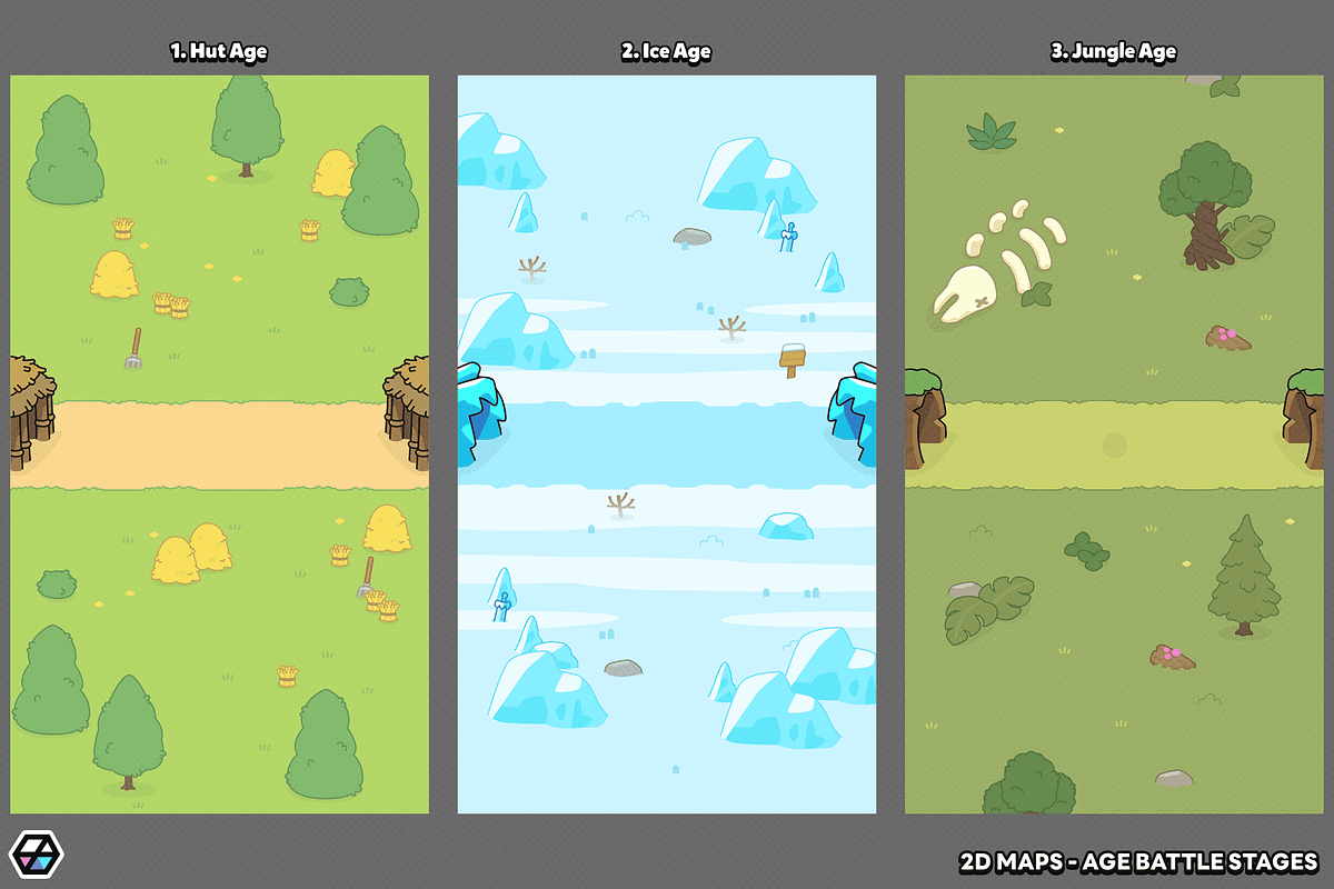 2D Maps - Age Battle Stages, a Background Graphic by LAYERLAB (Photo 6 of 17)