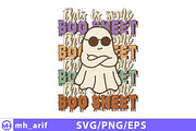 This is Some Boo Sheet Halloween SVG, a Seasonal Illustration by mh_arif (Thumbnail 1 of 4)