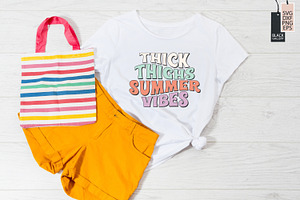 Retro Summer Quote PNG Sublimation