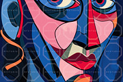 MOSAIC VISAGE. Seamless Bundle, a Texture Illustration by RefinedFantasyStudio (Thumbnail 5 of 9)