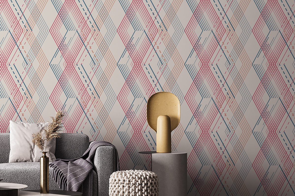 Modern 3D Geometric Pattern, a Pattern Graphic by StudioGlouna (Photo 6 of 9)