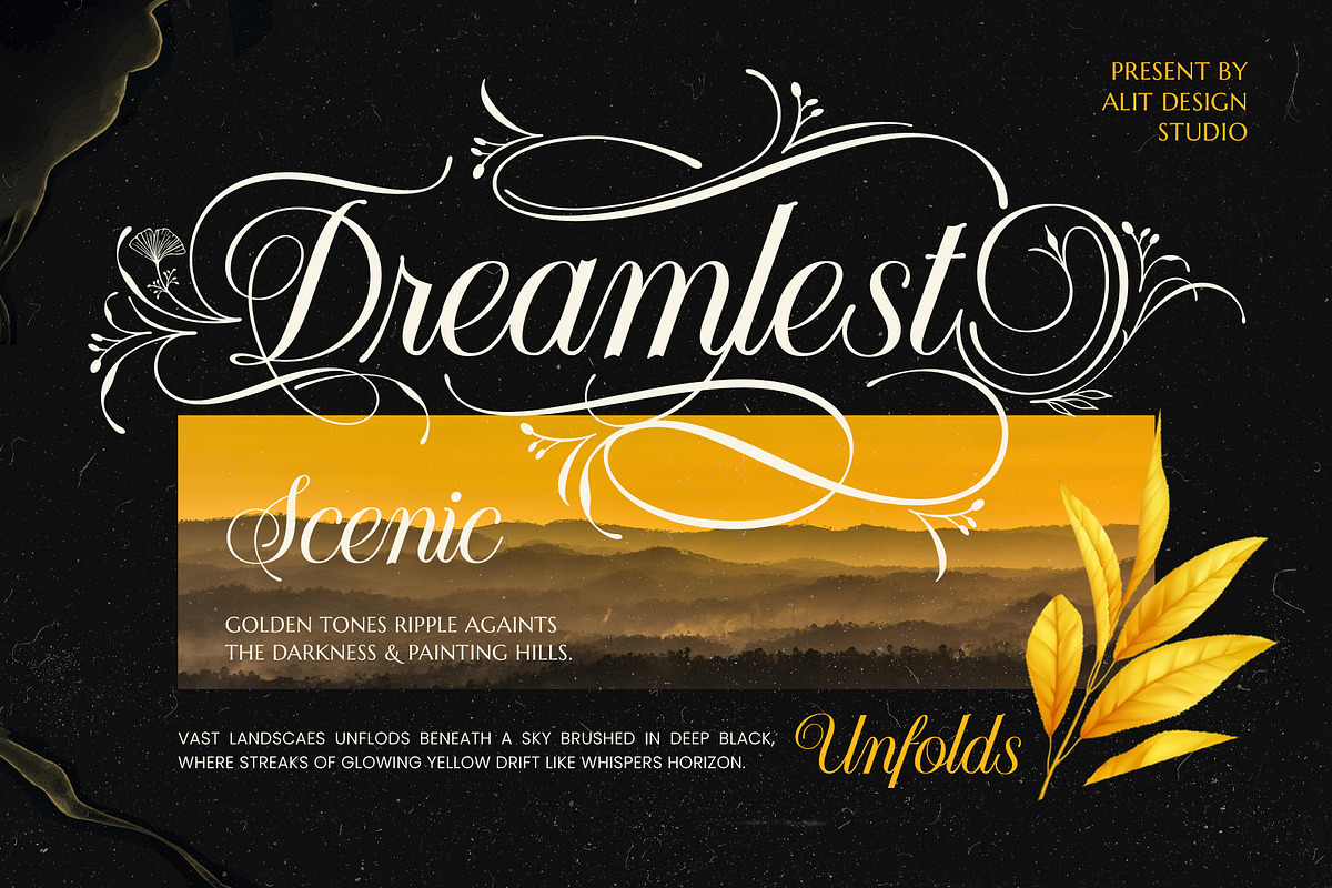 Billotea Typeface, a Script Font by alit design (Photo 6 of 20)