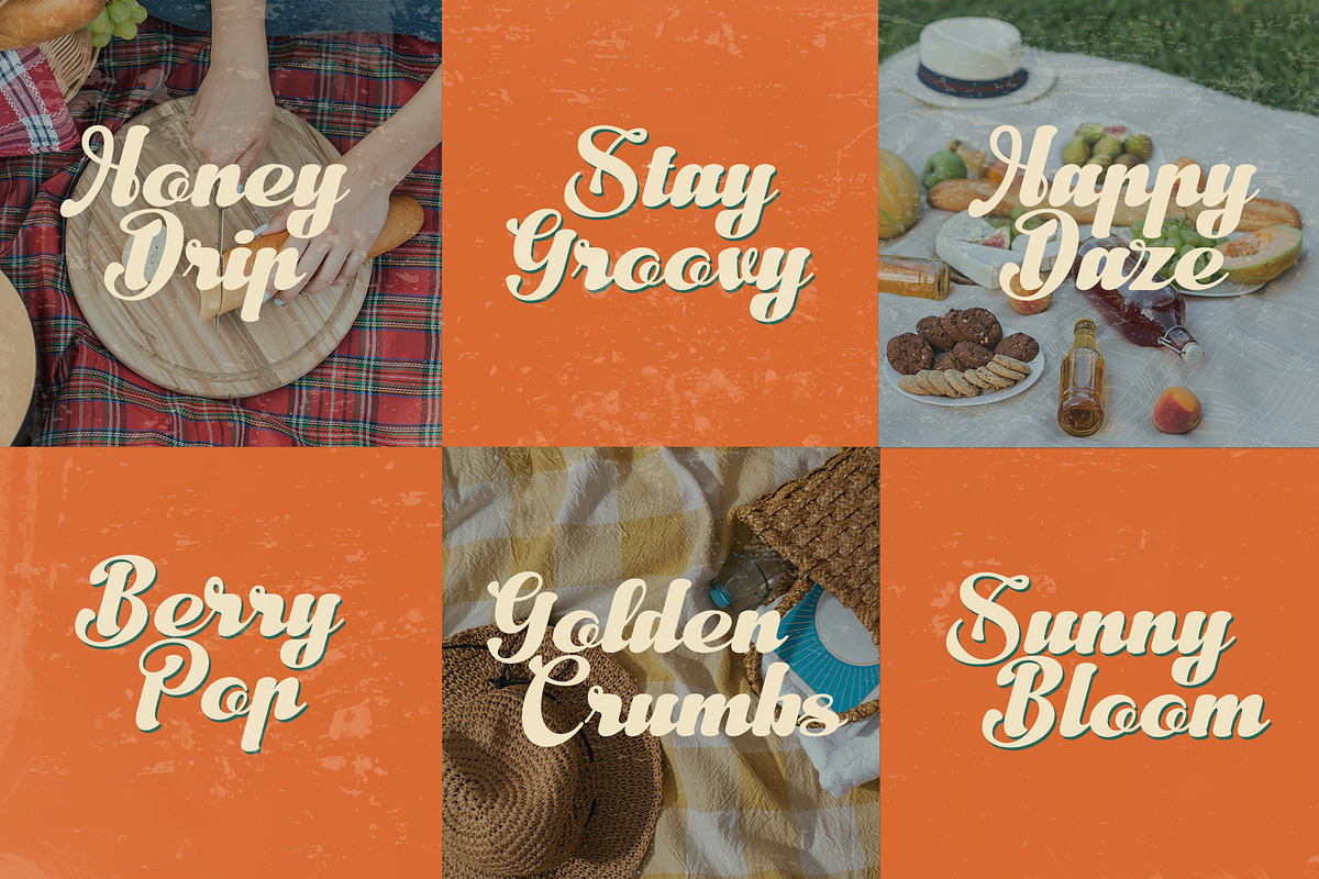 Bello Curve - Retro Script Font, a Script Font by Letterara (Photo 6 of 14)