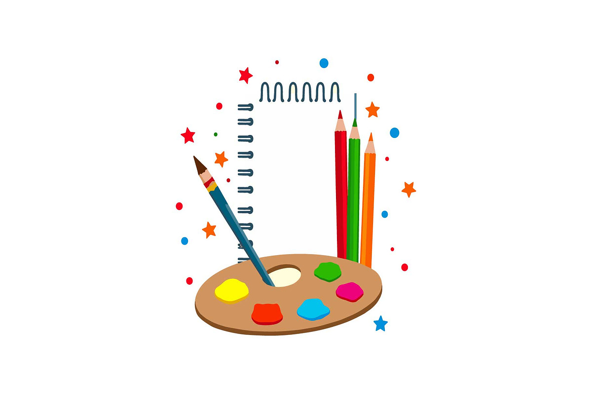 Art Palette & Phone Clipart, an Object Graphic by Designs_River (Photo 11 of 16)