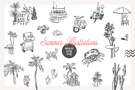Summer illustrations, an Icon by Anastasiya Klempach
