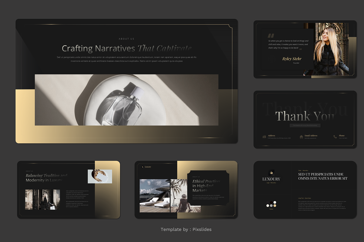 Luxury Brand PowerPointPresentation preview 4