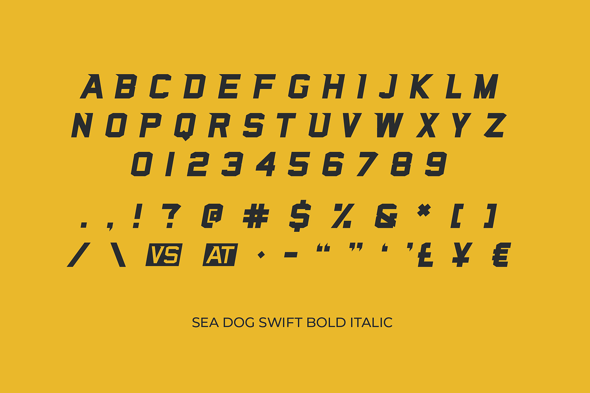Sea Dog Bundle | Sports Display Font, a Font by Doug Houvener (Photo 5 of 17)
