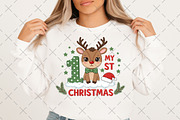 Baby First Christmas PNG, an Illustration by Craft Nest (Thumbnail 5 of 6)