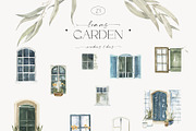 Watercolor Lemons Garden collection, a Decorative Illustration by ArtMaslyana (Thumbnail 5 of 14)