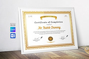Certificate Template | Canva & Word, a Stationery Template by TelaTemplates (Thumbnail 2 of 4)