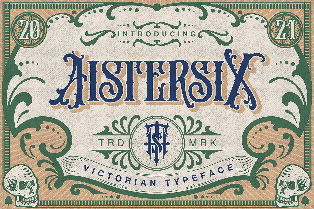 Aistersix, a Serif Font by Sitintahitam (Photo 1 of 10)