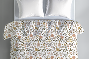 Cottage Blossoms Seamless Pattern, a Pattern Graphic by OwlAndFern (Thumbnail 2 of 15)