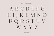 Malibu | Modern Stylish, a Serif Font by Muntab_Art (Thumbnail 8 of 8)