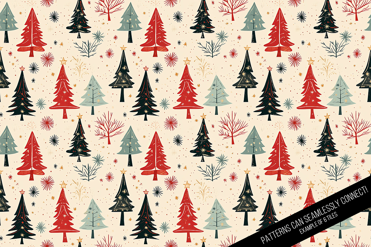 Vintage Holiday 2 Digital Paper, a Pattern Graphic by Chromolume Studio (Photo 26 of 28)
