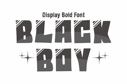 Black Boy - Comic Font Types