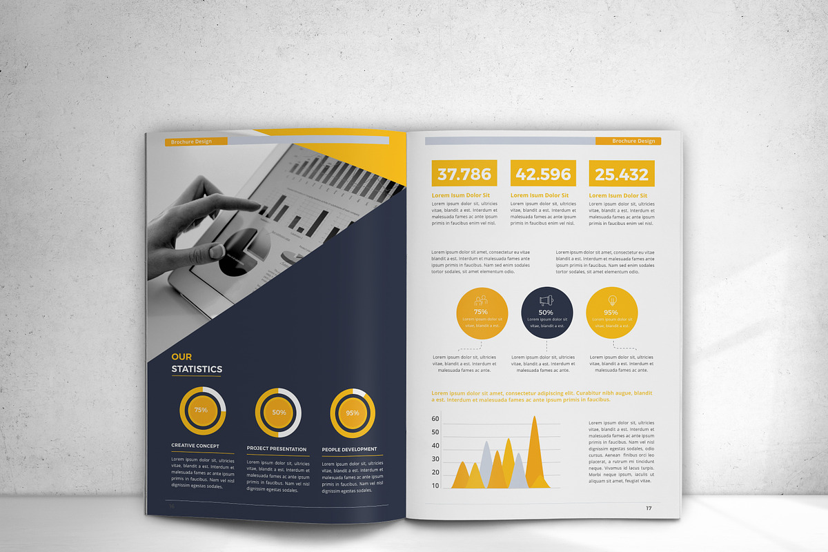 Annual Report, a Brochure Template by design_pick (Photo 13 of 17)