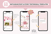 60 Instagram Post & Story Templates, a Social Media Template by With Love Monique (Thumbnail 5 of 9)
