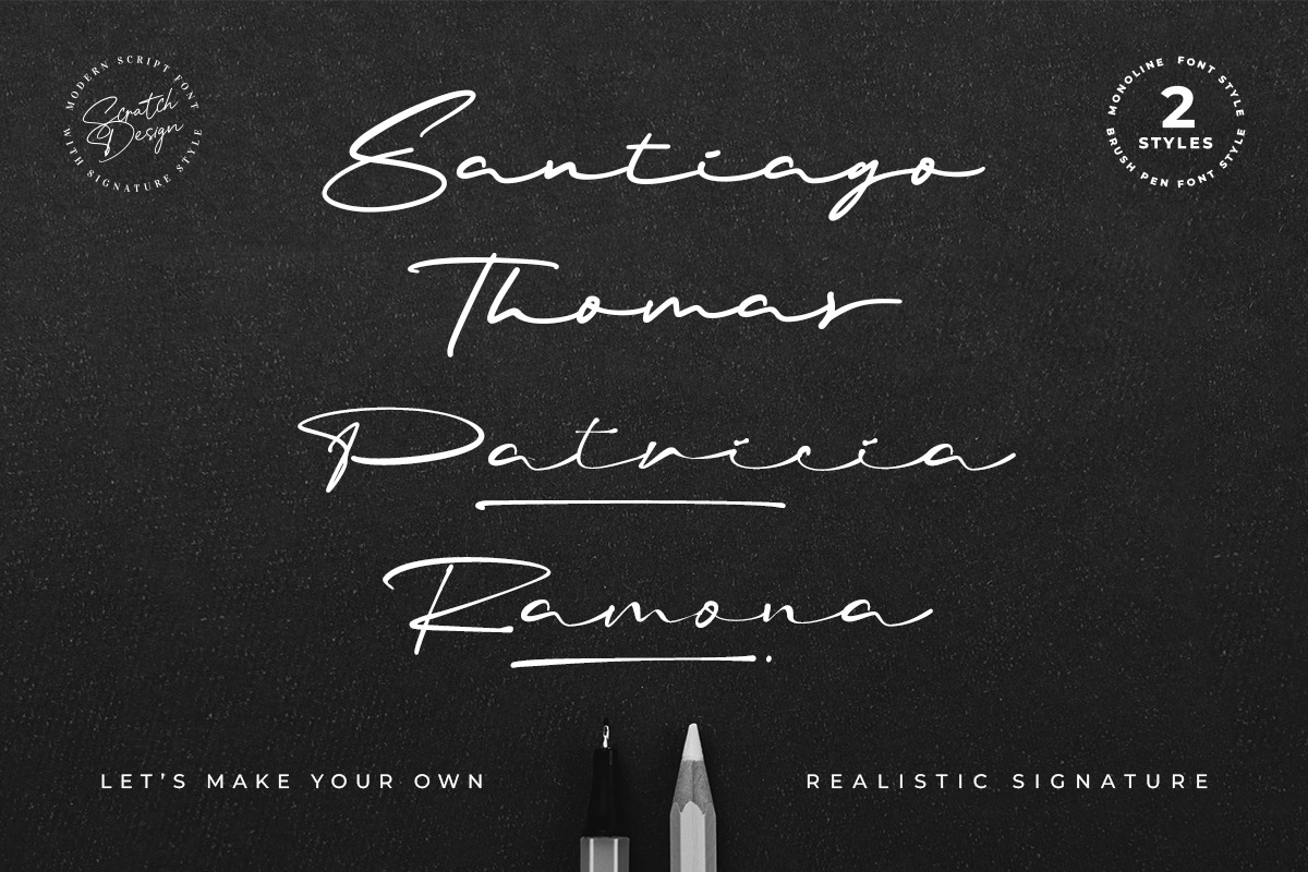 Briana | 2 Styles Signature Font, a Script Font by Scratch Design (Photo 5 of 15)