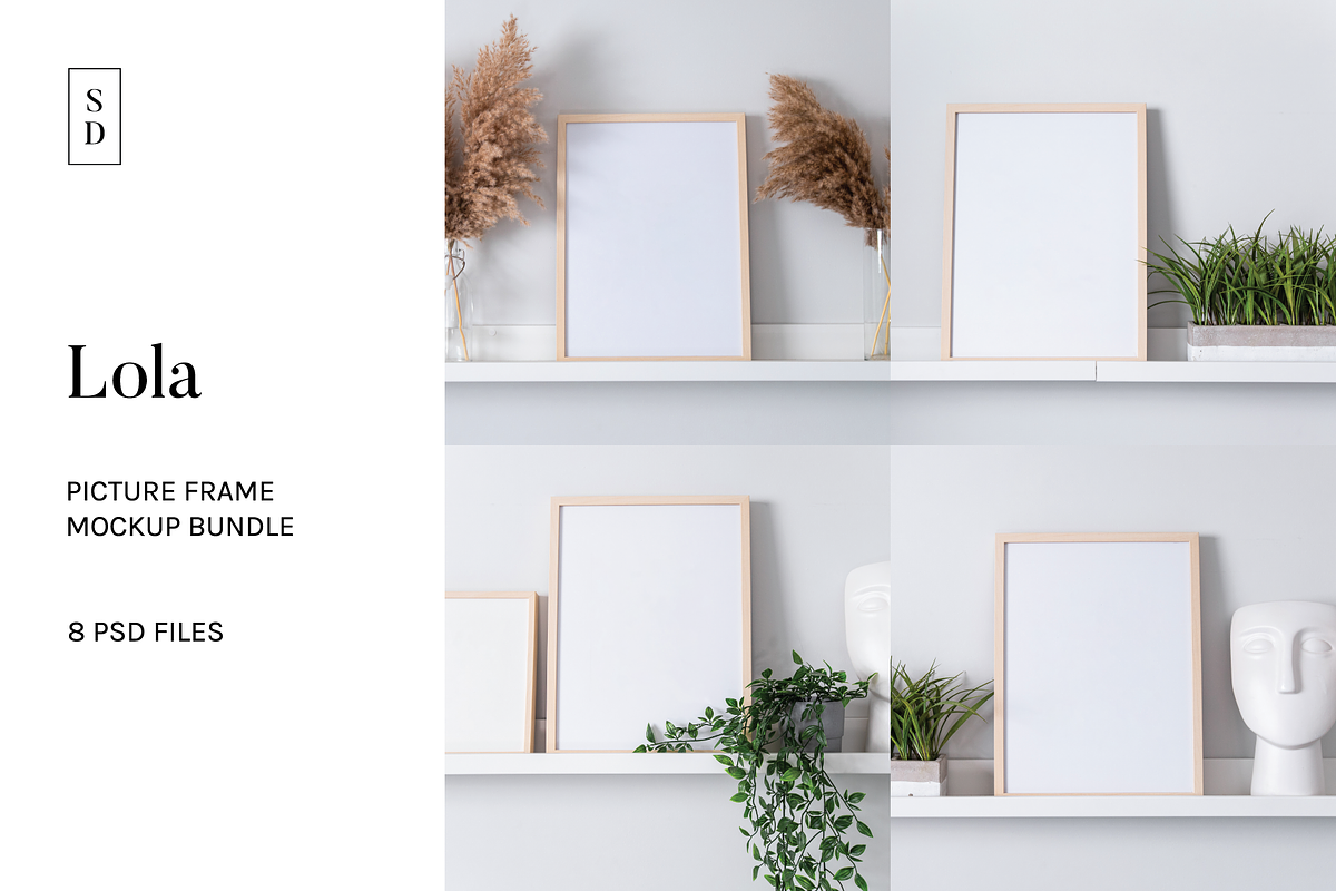 Frame Mockup Bundle - Lola, a Household Mockup by Saguaro Digital (Photo 1 of 12)
