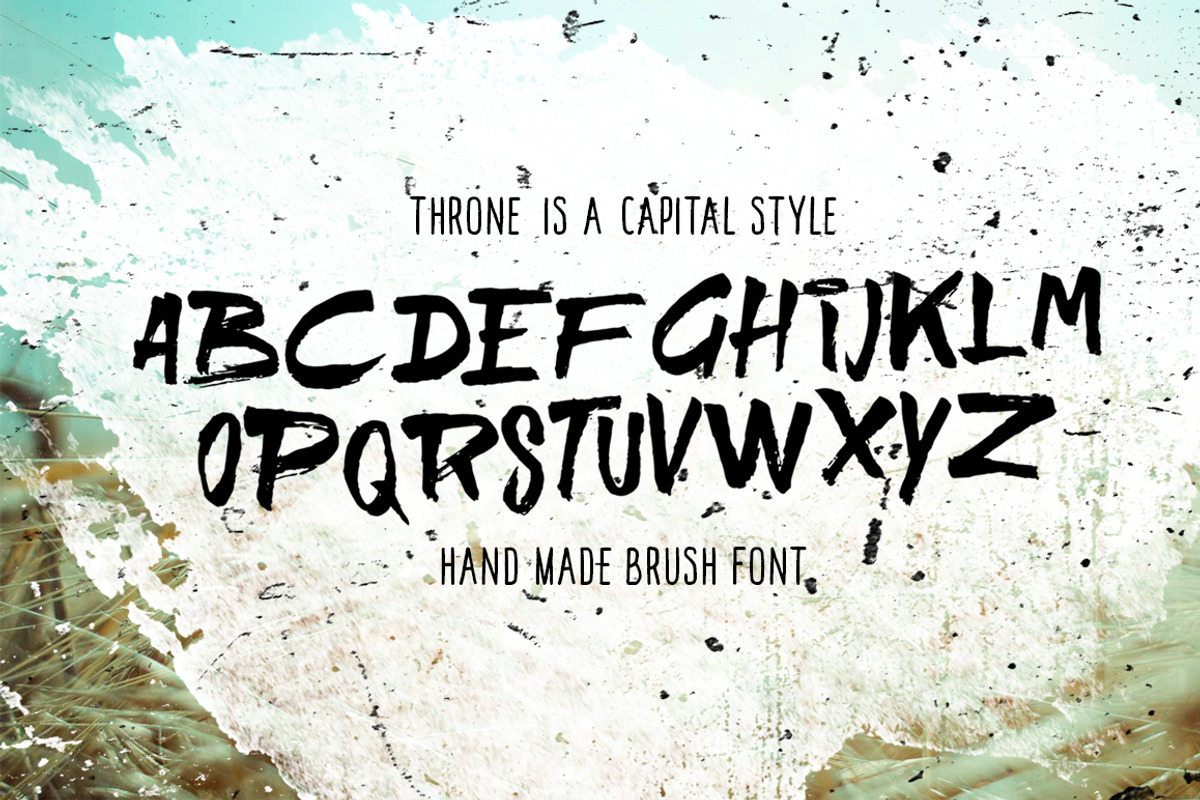 THRONE Typeface preview 3