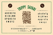 Trippy Safari Font & Illustrations, a Font by Maison Octave (Thumbnail 3 of 5)