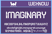 Imaginary font, a Font by weknow (Thumbnail 1 of 8)