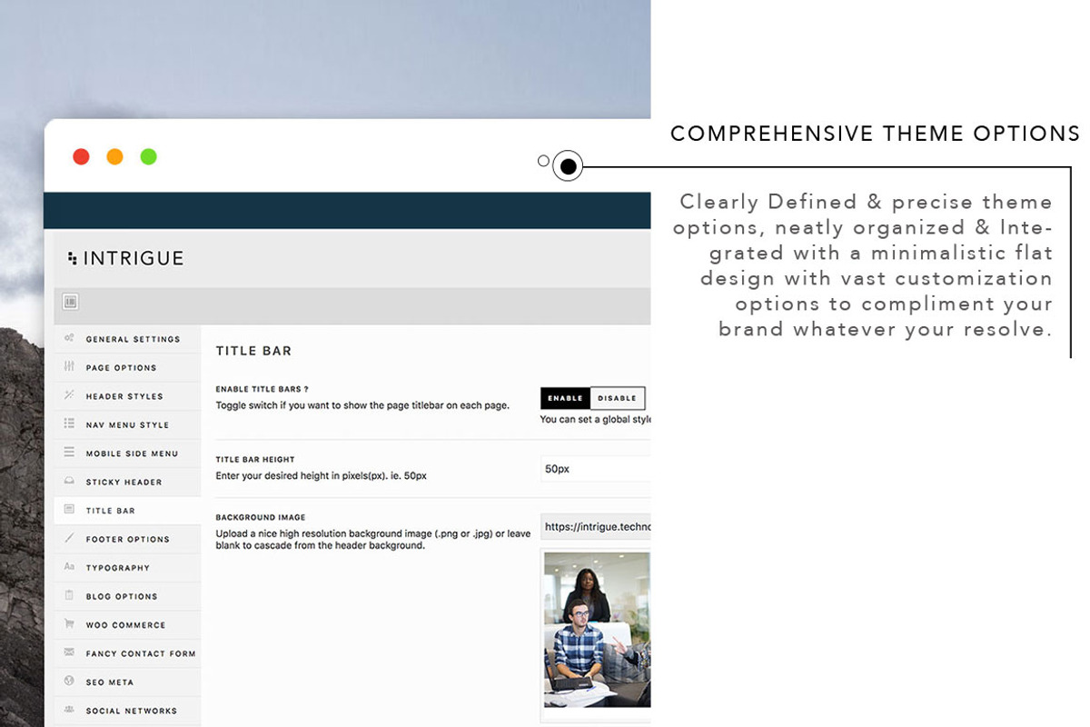 Intrigue Wordpress Theme, a WordPress Template by Intrigue (Photo 7 of 9)