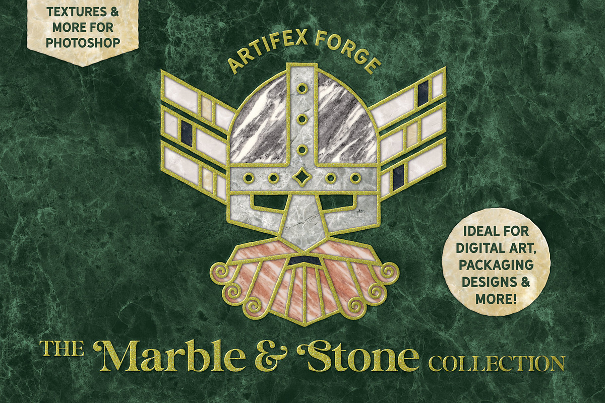 Marble & Stone Collection Photoshop, a Texture Graphic by The Artifex Forge (Photo 1 of 11)