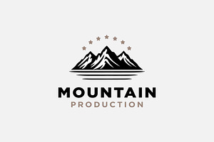 Landscape Mountain Peak Summit Logo, a Branding & Logo Template by funpixel