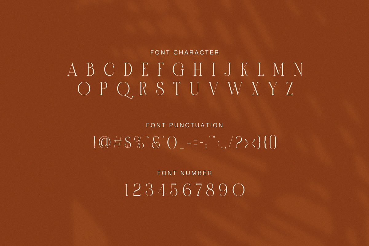 Brown Elegant Serif Display Font, a Serif Font by Graphicxell (Photo 7 of 8)