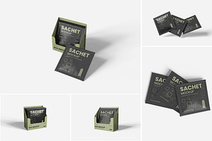 Sachet Mockup, a Product Mockup by Indah