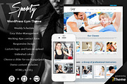 Sporty - WordPress Gym Theme, a WordPress Template by 7Theme (Thumbnail 1 of 5)