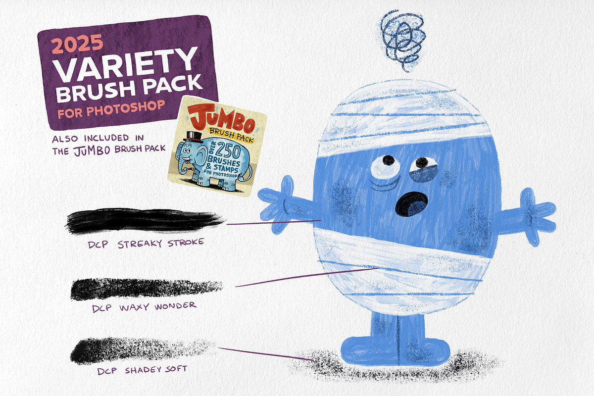 2025 Variety Brush Pack - Photoshop, a Brushes & More by David Creighton-Pester (Photo 4 of 4)