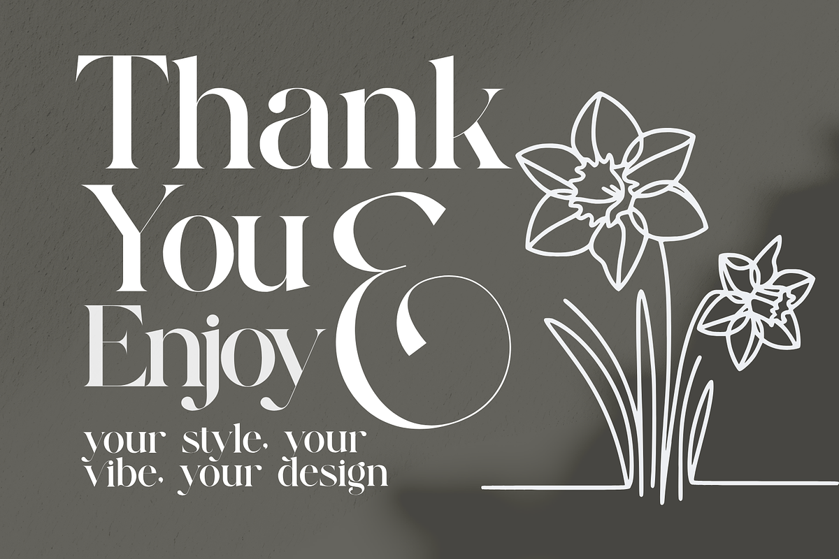 Melrank Elegant Serif Typeface, a Serif Font by Alfinart (Photo 10 of 10)