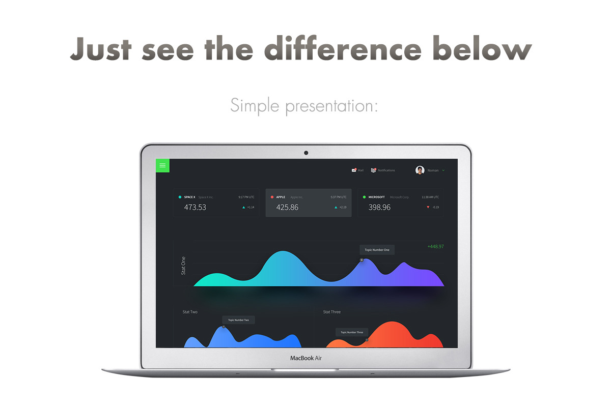 MacBook™ Mockup with a Wave, a Device Mockup by eppearance (Photo 4 of 5)